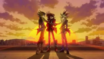 Задник к фильму "劇場版 遊☆戯☆王 ～超融合！時空を越えた絆～" #329829