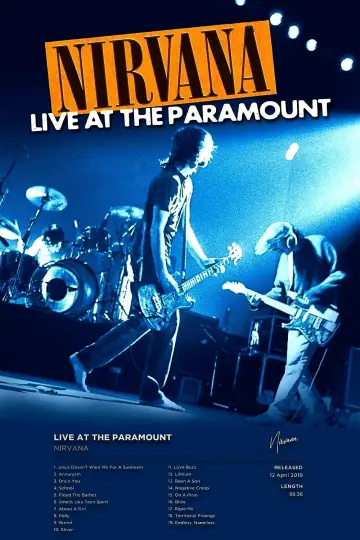 Постер к фильму "Nirvana: Live at the Paramount" #1059590