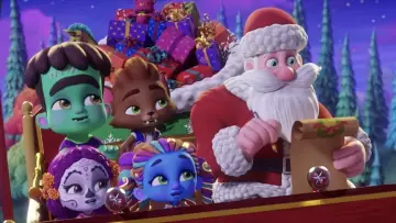 Задник к фильму "Super Monsters: Santa