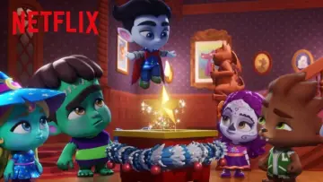 Задник к фильму "Super Monsters: Santa
