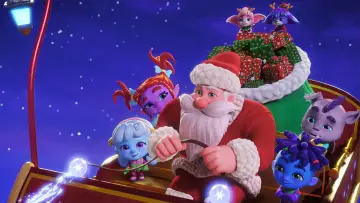 Задник к фильму "Super Monsters: Santa