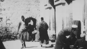 Jérusalem : la Voie douloureuse et entrée du Saint-Sépulcre постер