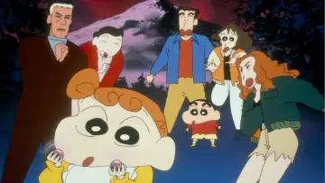 Задник к фильму "クレヨンしんちゃん 暗黒タマタマ大追跡" #394534