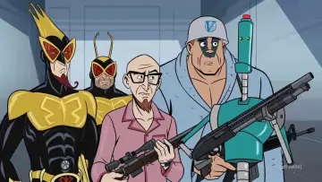 Задник к фильму "The Venture Bros.: Radiant Is the Blood of the Baboon Heart" #340455