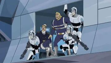 Задник к фильму "The Venture Bros.: Radiant Is the Blood of the Baboon Heart" #340462