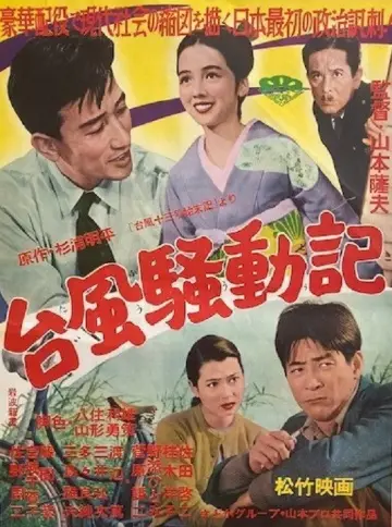 台風騒動記 постер
