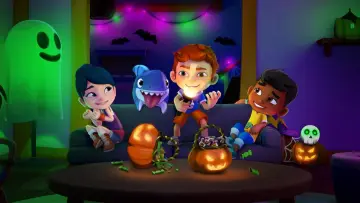 Задник к фильму "Sharkdog’s Fintastic Halloween" #1578178