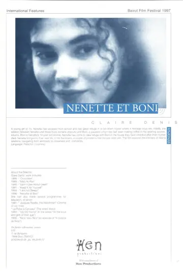 Постер к фильму "Ненетт и Бони" #953406
