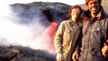 Задник к фильму "The Fire Within: A Requiem for Katia and Maurice Krafft" #458366