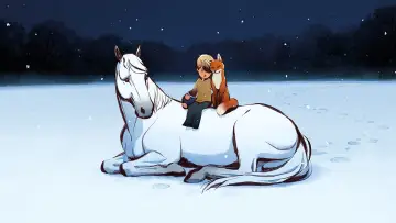 Задник к фильму "Мальчик, Крот, Лис и Конь" #174812