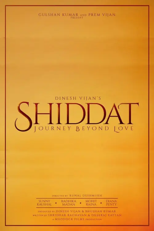 Постер к фильму "शिद्दत"