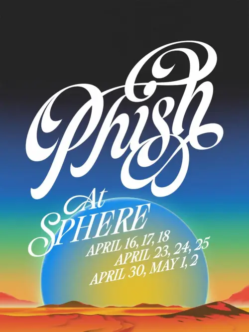 Постер к фильму "PHISH: 2026-05-02 SPHERE LAS VEGAS, NV"