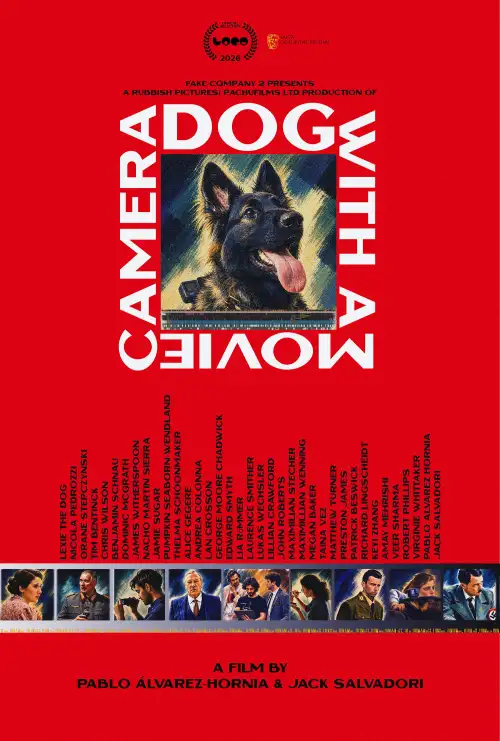 Постер к фильму "Dog with a Movie Camera"