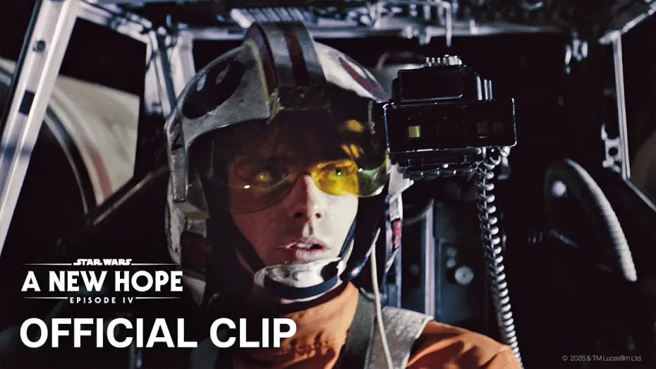 Видео к фильму Звёздные войны: Эпизод 4 - Новая надежда — Luke Skywalker Destroys the Death Star - Official Clip