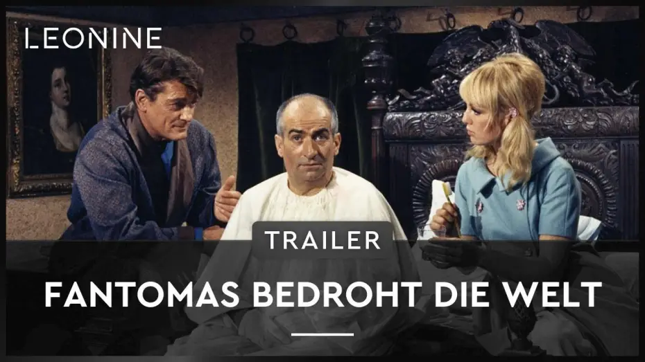 Видео к фильму Фантомас против Скотланд-Ярда — Fantomas bedroht die Welt - Trailer (deutsch/german)