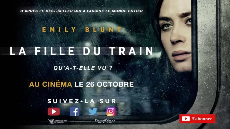 Видео к фильму Девушка в поезде | LA FILLE DU TRAIN - BANDE-ANNONCE 2 - VF