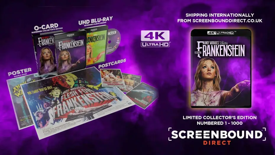 Видео к фильму Тело для Франкенштейна — 4K UHD Limited Edition Trailer