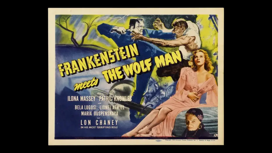Видео к фильму Франкенштейн встречает Человека-волка — Frankenstein Meets the Wolf Man (1943), Re-Release Trailer