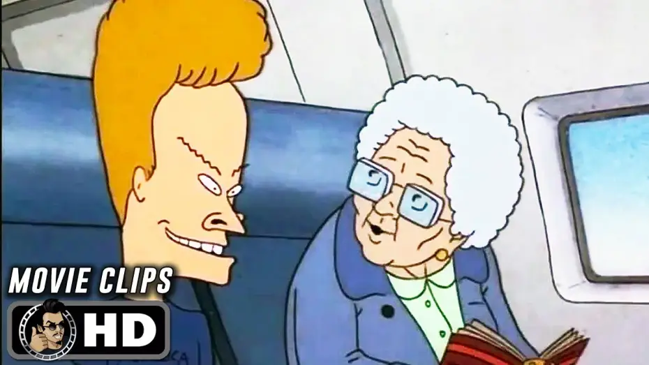 Видео к фильму Бивис и Батт-Хед уделывают Америку — BEAVIS AND BUTT HEAD DO AMERICA "Plane Ride" Clip (1996)