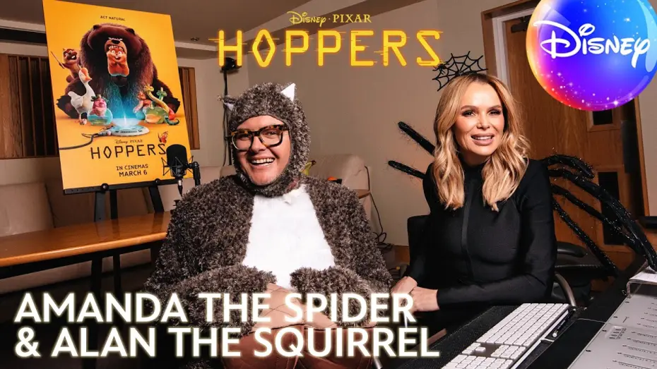 Видео к фильму Прыгуны | Alan Carr & Amanda Holden Join Hoppers! Meet Amanda the Spider & Alan the Squirrel