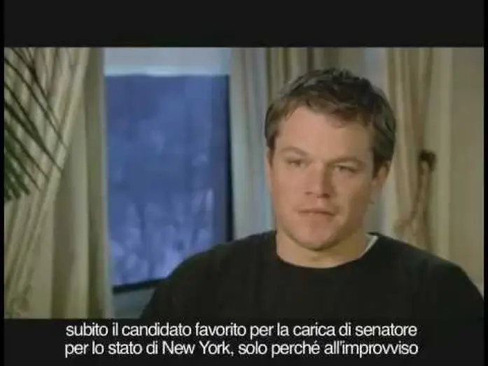 Видео к фильму Меняющие реальность — I Guardiani del Destino - Intervista a Matt Damon sottotitolata in italiano
