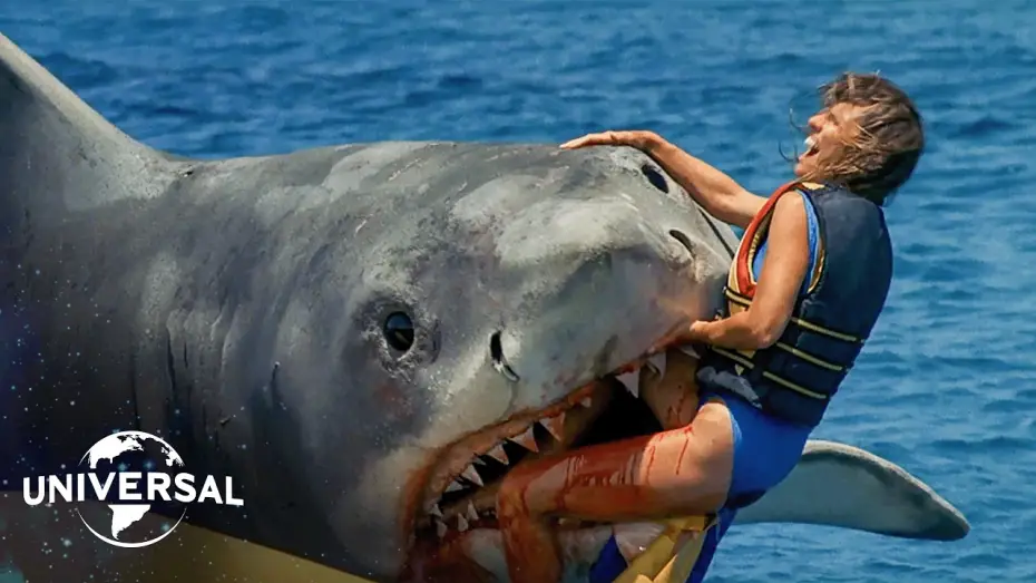 Видео к фильму Челюсти 4: Месть — Great White Shark Attacks Kids On A Banana Boat