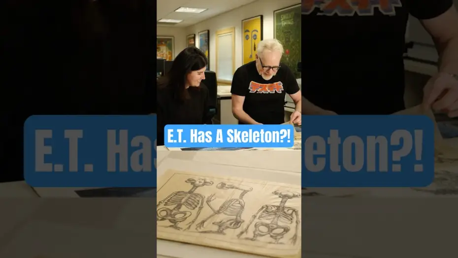 Видео к фильму Инопланетянин — Adam Savage Discovers E.T.’s Terrifying Skeleton!