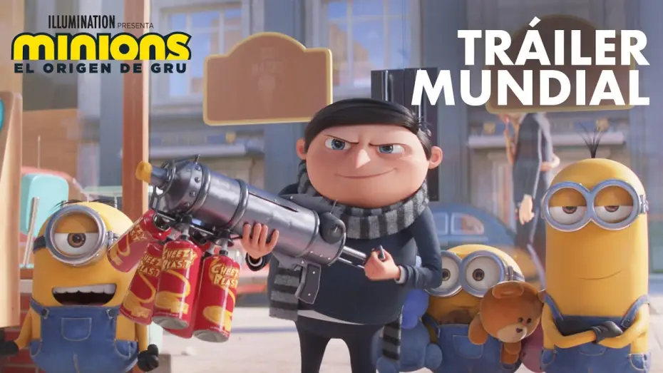 Видео к фильму Миньоны: Грювитация | YAPRAK - TVIP PRESENTA EN ESTRENO MINIONS: EL ORIGEN DE GRU - Tr&aacute;iler Mundial (Universal Pictures) HD