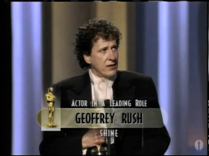 Видео к фильму Блеск — Geoffrey Rush winning Best Actor