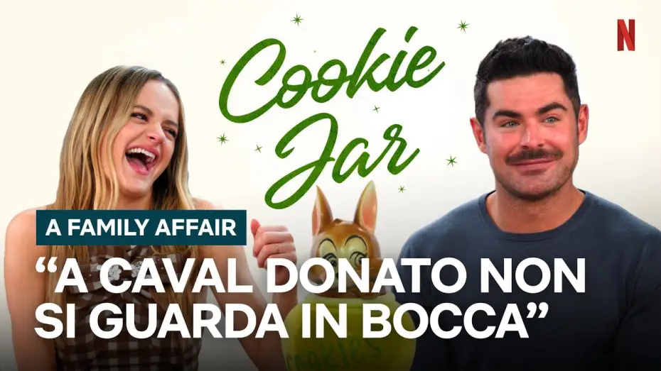 Видео к фильму Семейные дела | Zac Efron e Joey King alle prese con una Cookie Jar molto nostalgica [Sottotitolato]