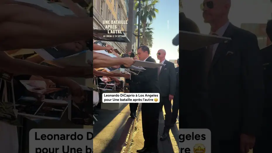 Видео к фильму Битва за битвой | Leonardo DiCaprio &eacute;tait &agrave; Los Angeles hier pour l'avant-premi&egrave;re d'Une bataille apr&egrave;s l'autre 🔥