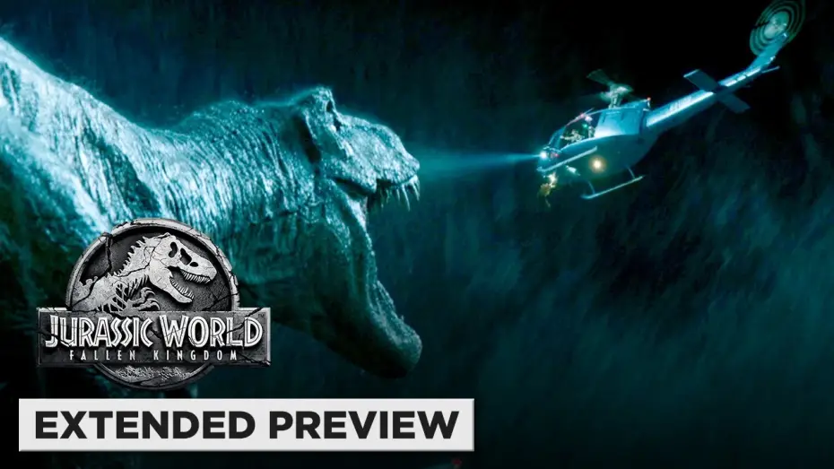 Видео к фильму Мир Юрского периода 2 | T. Rex vs. Helicopter vs. Mosasaurus