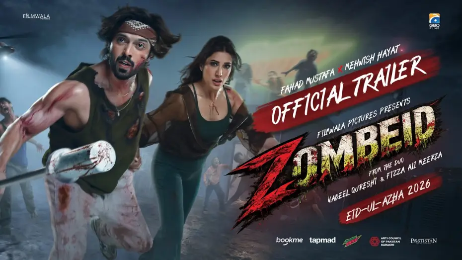 Видео к фильму Zombeid | ZOMBEID | Official Trailer | Fahad Mustafa | Mehwish Hayat | Eid-ul-Azha 2026