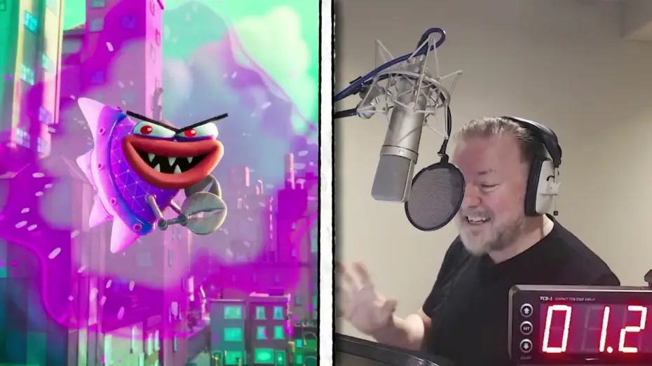 Видео к фильму Догмен: Пушистая справедливость | Fun In The Booth (Ricky Gervais)