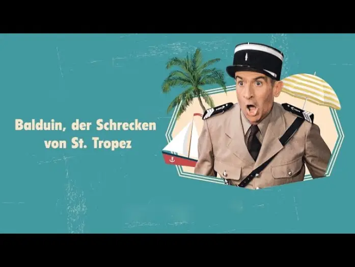 Видео к фильму Жандарм на отдыхе — Trailer BALDUIN, DER SCHRECKEN VON ST. TROPEZ (1970, Louis de Funès, Claude Gensac, Michel Galabru)