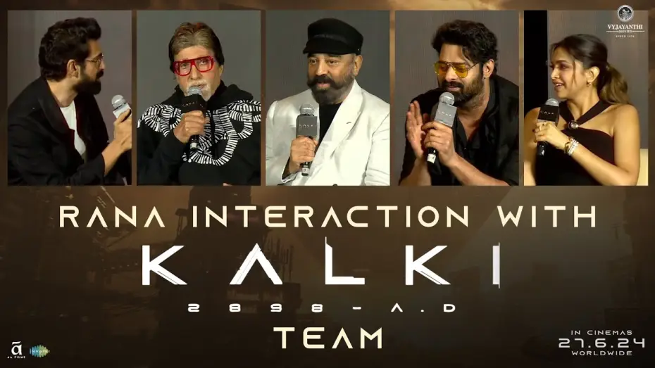 Видео к фильму Шамбала. Конец времён | Rana Interaction with Kalki 2898 AD Movie Team at Pre Release Event @ Mumbai
