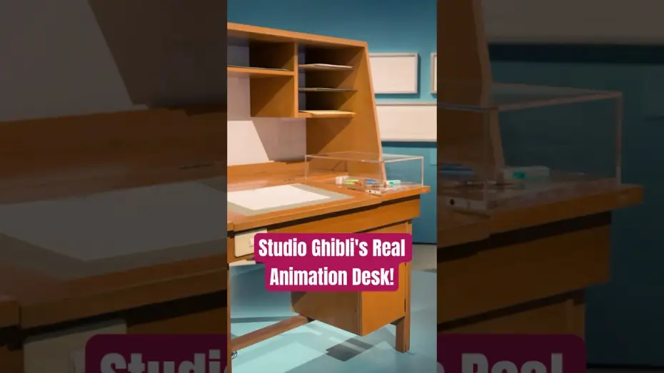 Видео к фильму Рыбка Поньо на утёсе — The Animation Desk Behind Miyazaki Films Like 'Ponyo'!