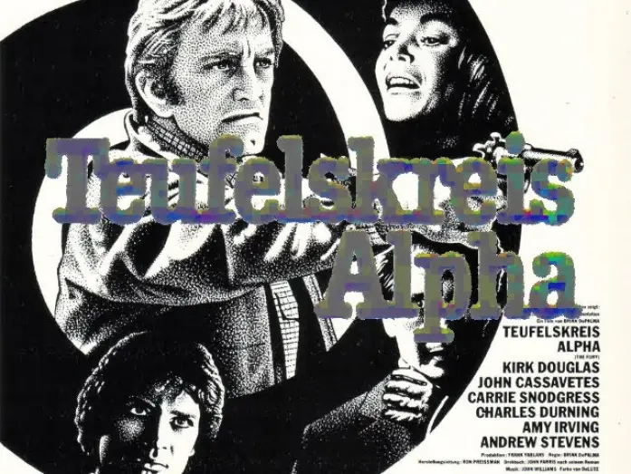 Видео к фильму Ярость — Teufelskreis Alpha (USA 1978 "The Fury") Trailer deutsch / german VHS