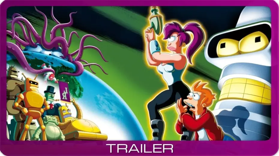 Видео к фильму Футурама: Зверь с миллиардом спин — Futurama: Die Ära des Tentakels ≣ 2008 ≣ Trailer