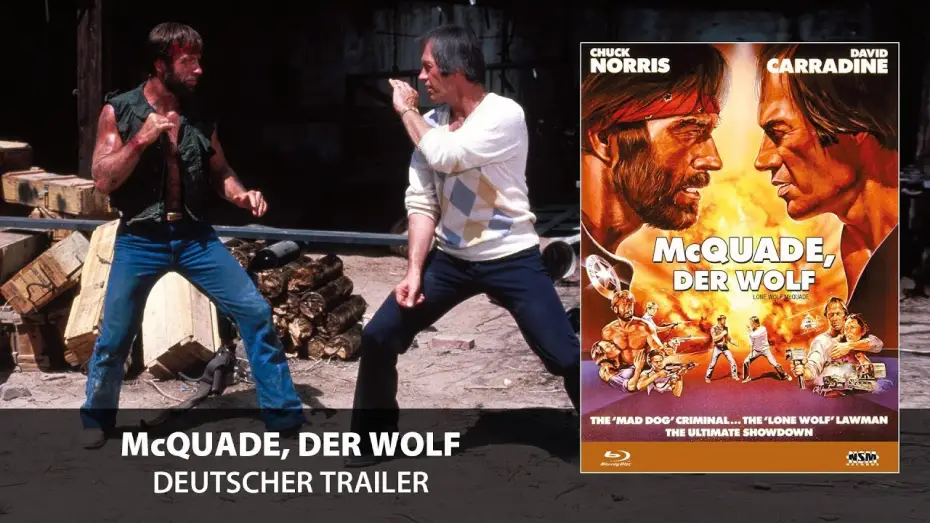 Видео к фильму Одинокий волк МакКуэйд — McQuade, der Wolf (Trailer, deutsch)