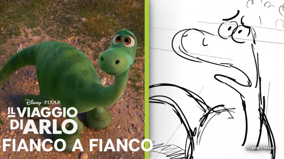 Видео к фильму Хороший динозавр | Il Viaggio di Arlo | La Tempesta | Storyboard vs Film