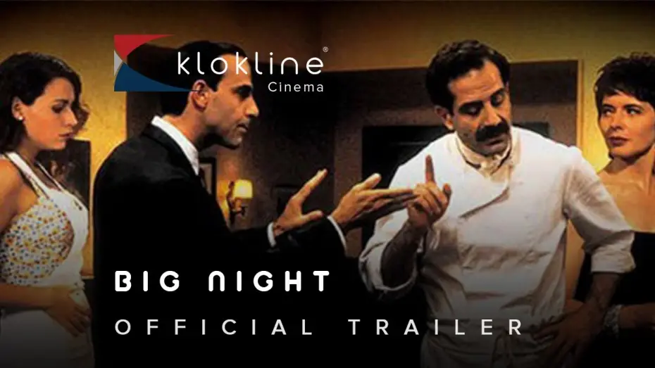 Видео к фильму Большая ночь — 1996 Big Night Official Trailer 1 Samuel Goldwyn Films