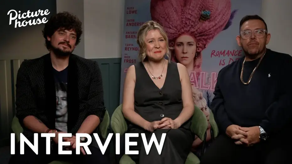 Видео к фильму Охотница за временем | Interview with Alice Lowe, Aneurin Barnard and Nick Frost