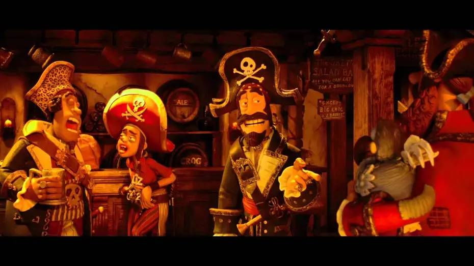 Видео к фильму Пираты! Банда неудачников | &iexcl;Piratas! - Estreno 17 de Agosto - Tr&aacute;iler oficial en Espa&ntilde;ol