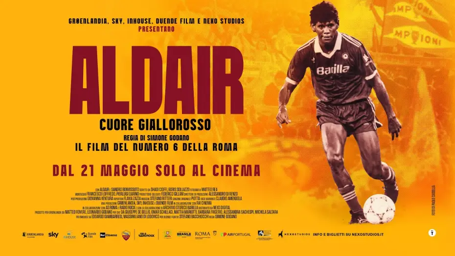 Видео к фильму Aldair - Cuore Giallorosso | ALDAIR. CUORE GIALLOROSSO - Al cinema dal 21 maggio