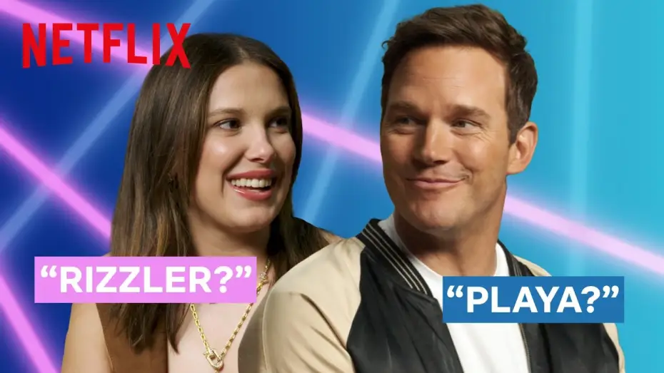 Видео к фильму Электрический штат | 90s vs Gen Z Slang with Millie Bobby Brown & Chris Pratt