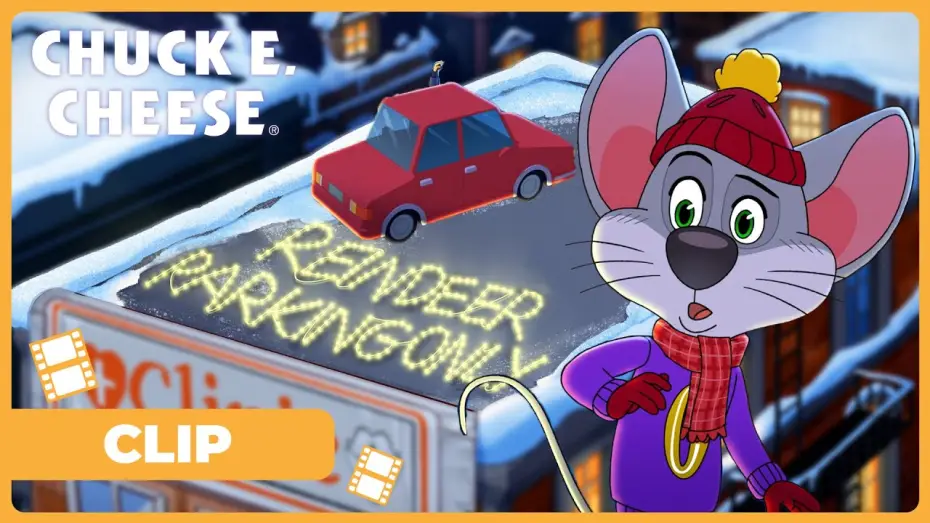 Видео к фильму A Chuck E. Cheese Christmas | Reindeer Parking ONLY!