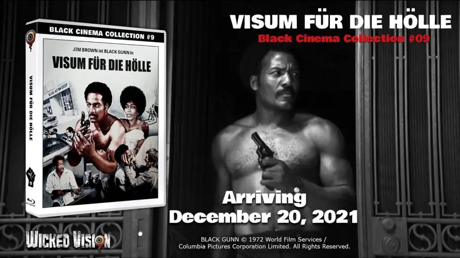 Видео к фильму Чёрный пистолет — Black Gunn - Visum für die Hölle | Offical HD-Trailer | Black Cinema Collection | Wicked Vision