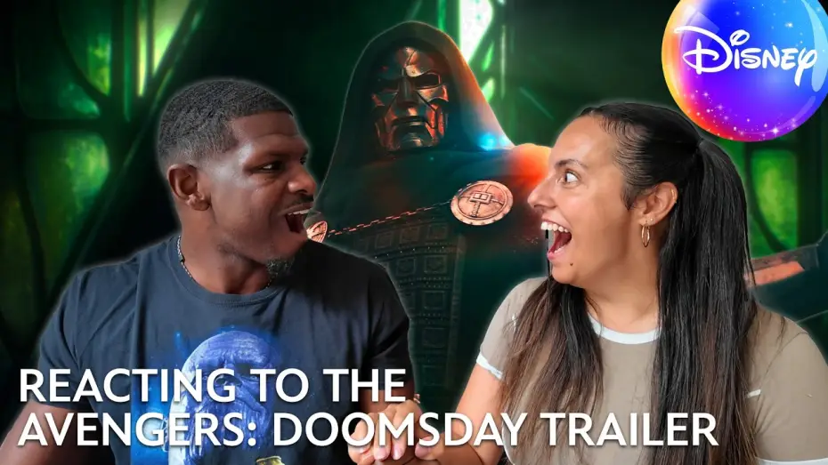 Видео к фильму Мстители: Доктор Дум — Trailer Reaction! FIRST TIME WATCHING! |  Disney UK Reacts