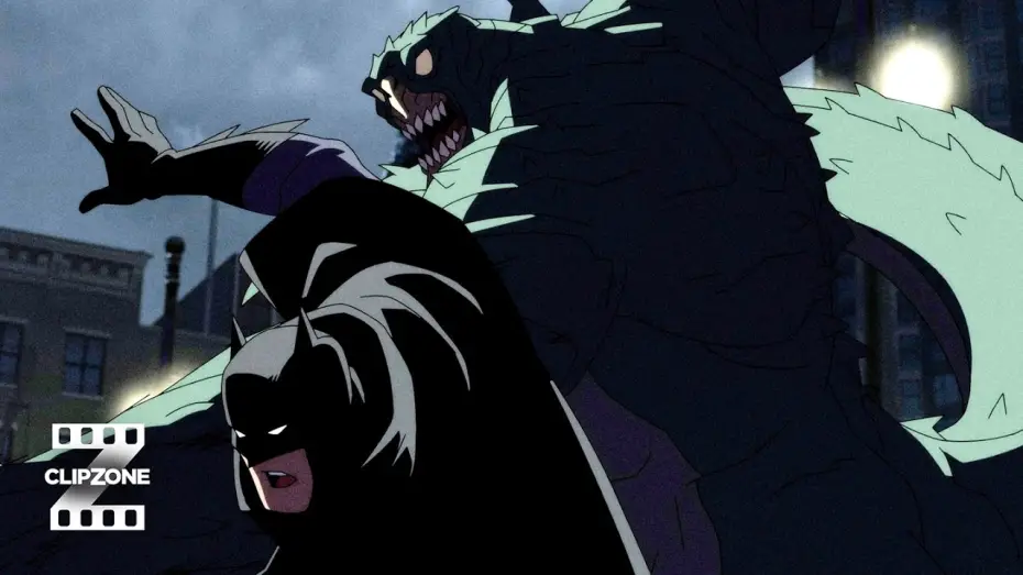 Видео к фильму Бэтмен: Карающий рок над Готэмом — Batman Fights Off Killer Croc